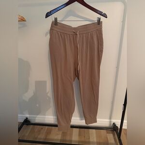 Women’s Tan Drawstring Jogger Pants